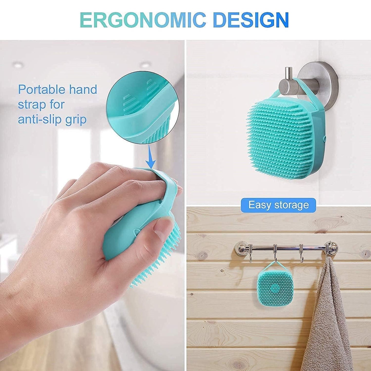 Soft Silicone Bath Brush